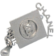 Chanel Dangle Piercing Earrings Silver 00C 125209