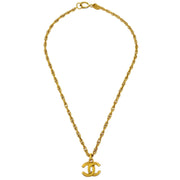 Chanel Gold CC Chain Pendant Necklace 125213
