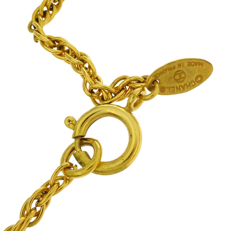 Chanel Gold CC Chain Pendant Necklace 125213
