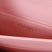 Chanel Pink Lambskin Shoulder Bag 125222
