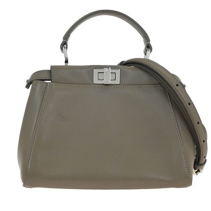 Fendi Gray Peekaboo 2way Handbag 8BN244.AD6G.228.3118 125223