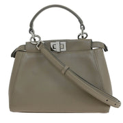 Fendi Gray Peekaboo 2way Handbag 8BN244.AD6G.228.3118 125223