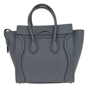 Celine Gray Leather Micro Luggage Tote Bag F-AT-2109 F-CU-3109 125225