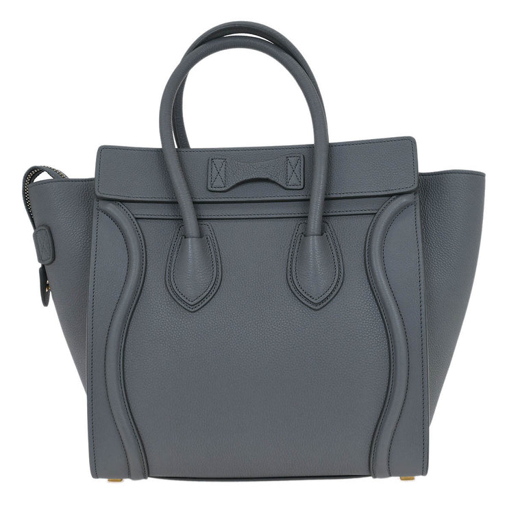 Celine Gray Leather Micro Luggage Tote Bag F-AT-2109 F-CU-3109 125225