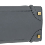 Celine Gray Leather Micro Luggage Tote Bag F-AT-2109 F-CU-3109 125225