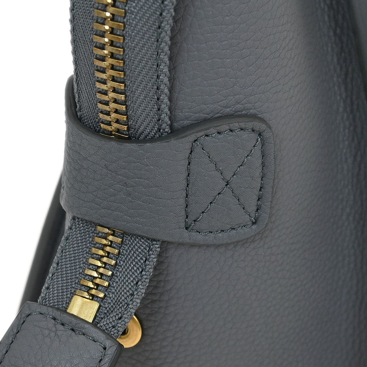 Celine Gray Leather Micro Luggage Tote Bag F-AT-2109 F-CU-3109 125225