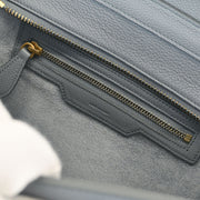 Celine Gray Leather Micro Luggage Tote Bag F-AT-2109 F-CU-3109 125225