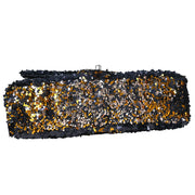 Chanel Navy Sequins Shoulder Bag 125227