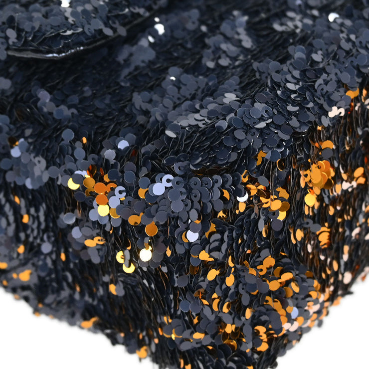 Chanel Navy Sequins Shoulder Bag 125227