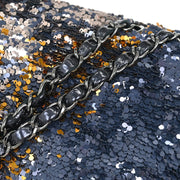 Chanel Navy Sequins Shoulder Bag 125227