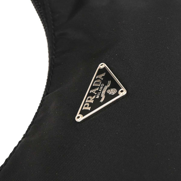 Prada Black Nylon Handbag 25/31 125229