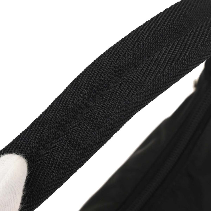 Prada Black Nylon Handbag 25/31 125229