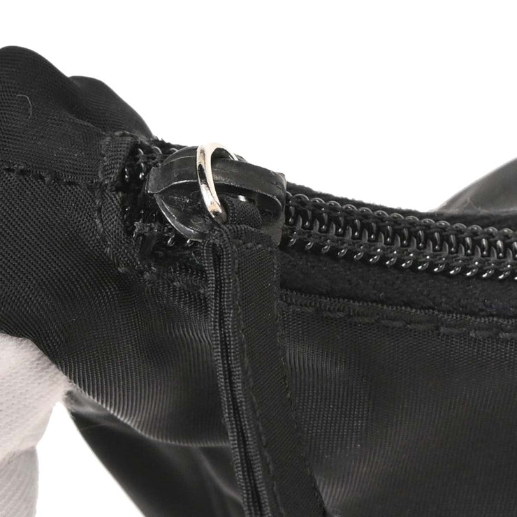 Prada Black Nylon Handbag 25/31 125229