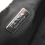 Prada Black Nylon Handbag 25/31 125229