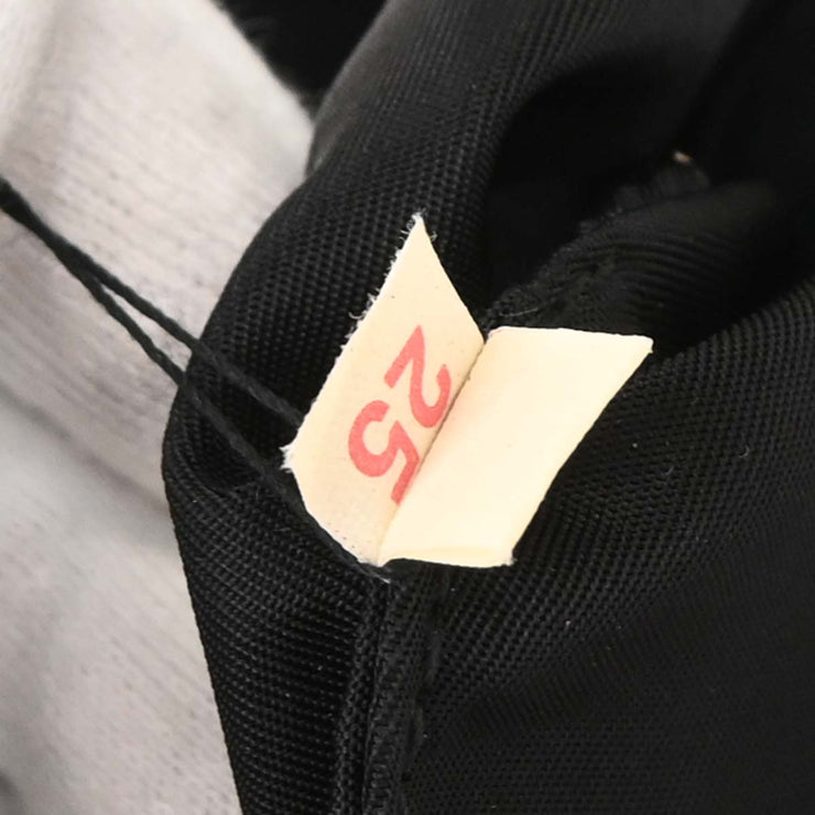 Prada Black Nylon Handbag 25/31 125229