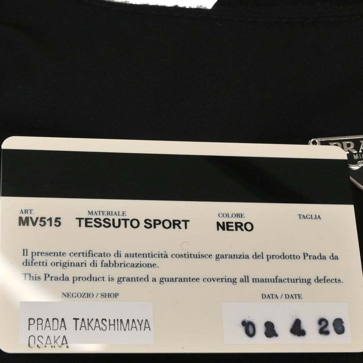 Prada Black Nylon Handbag 25/31 125229