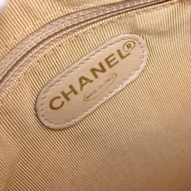 Chanel Beige Calfskin Shoulder Bag 125232