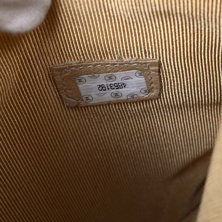 Chanel Beige Calfskin Shoulder Bag 125232