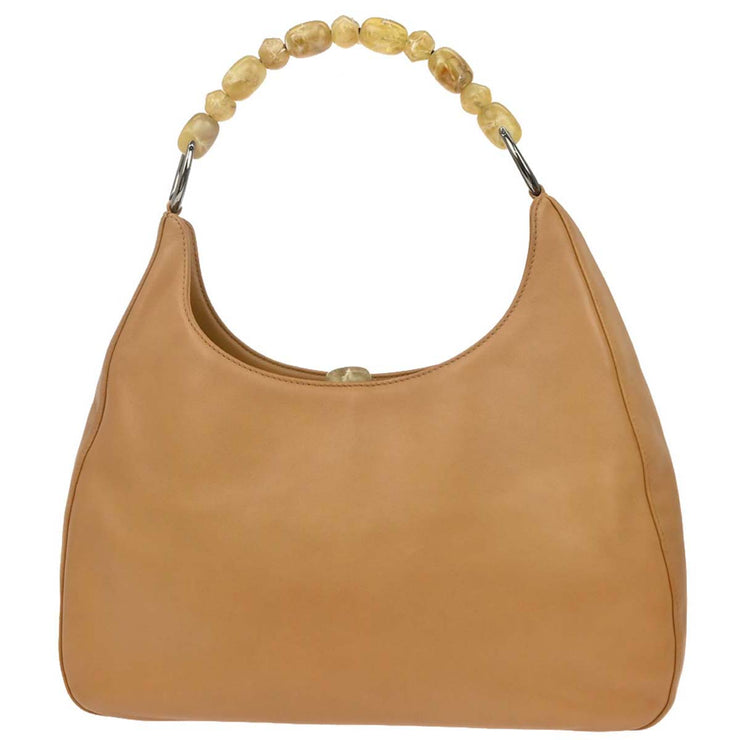 Christian Dior Brown Leather Malice Handbag MA-0010 125235