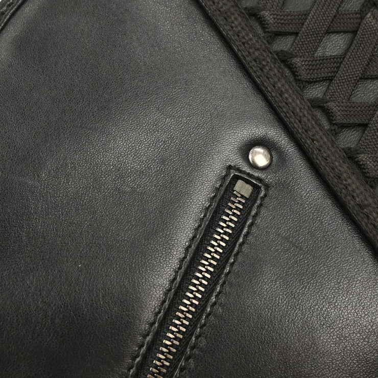 Christian Dior Black Admit It Corset Bag Handbag 06-MA-1002 125236