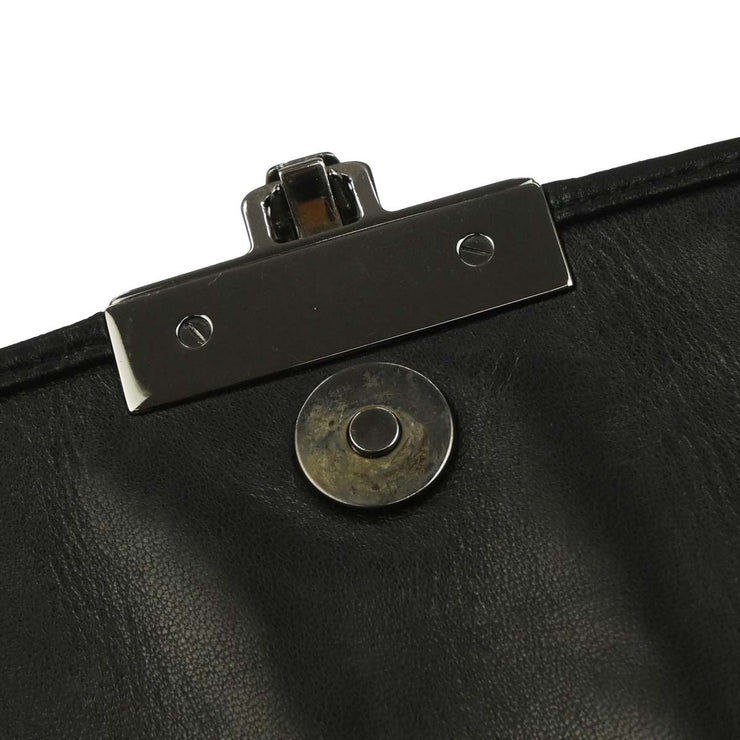 Christian Dior Black Admit It Corset Bag Handbag 06-MA-1002 125236