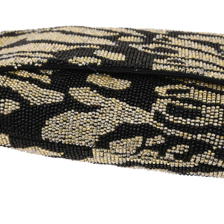 Gucci Black Gray Beaded Handbag 001.3929 000926 125238