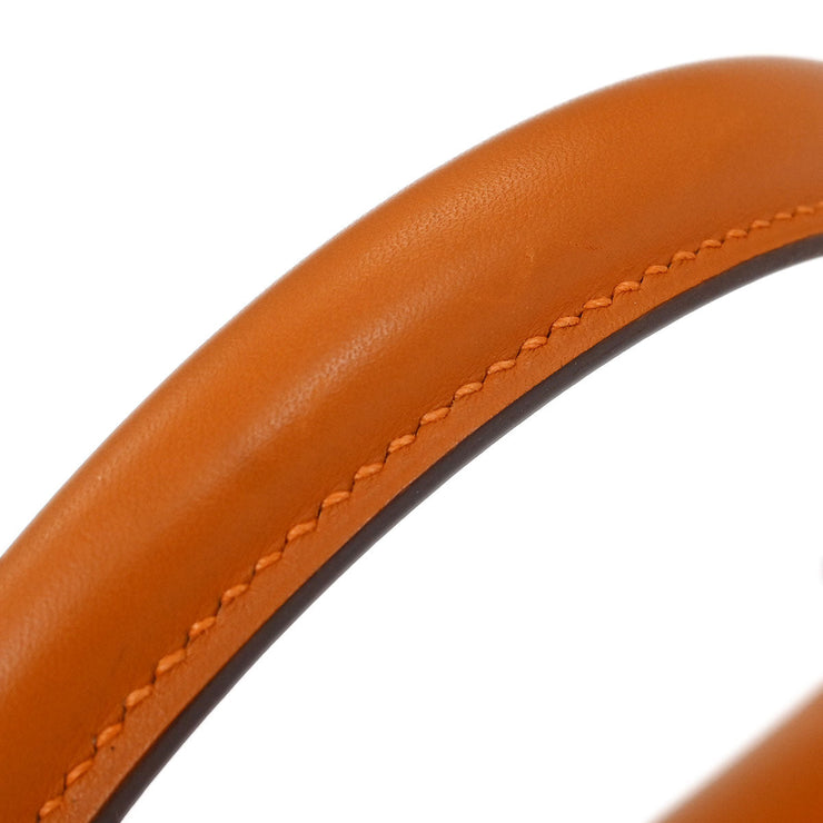 Hermes Orange Swift Kelly 32 Sellier 2way Handbag X21 Square:H 125241