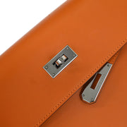 Hermes Orange Swift Kelly 32 Sellier 2way Handbag X21 Square:H 125241