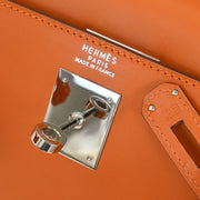 Hermes Orange Swift Kelly 32 Sellier 2way Handbag X21 Square:H 125241