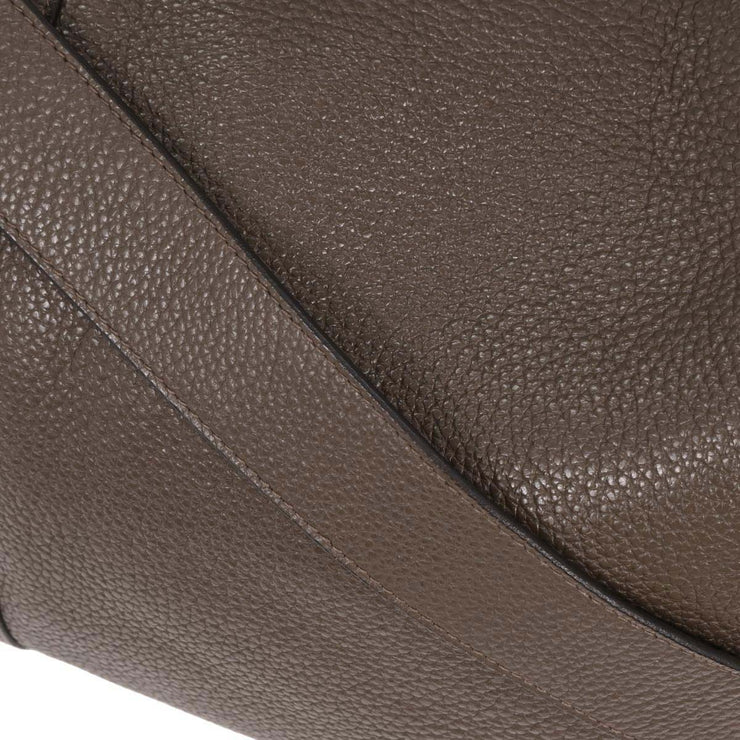 Hermes Taupe Gray Taurillon Clemence Alfred 35 Messenger Bag  Square:R B189 125245