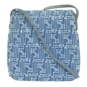 Fendi Light Blue Denim Zucca Shoulder Bag 2362 8BT075 TZH 068 125252