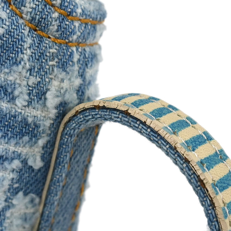 Fendi Light Blue Denim Zucca Shoulder Bag 2362 8BT075 TZH 068 125252