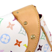 Louis Vuitton White Multicolor Beverly GM Handbag M40201 DU1078 125256