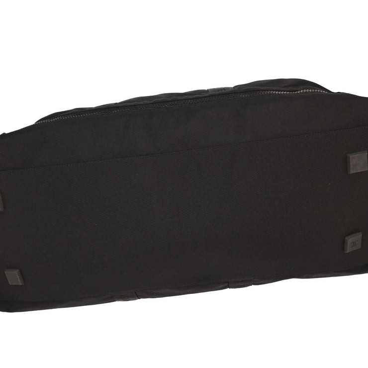 Chanel Black Nylon Sport Line Duffle Gym Handbag 125261