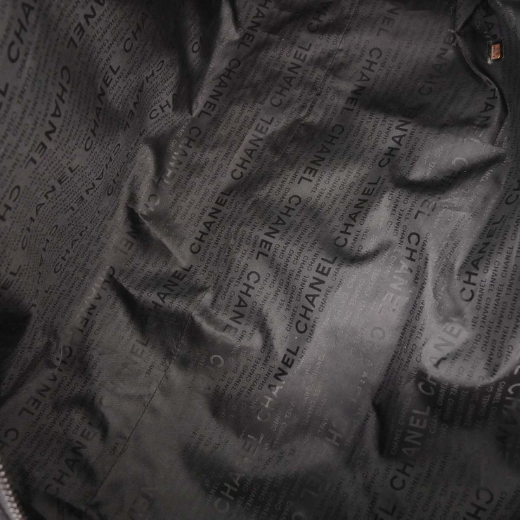 Chanel Black Nylon Sport Line Duffle Gym Handbag 125261