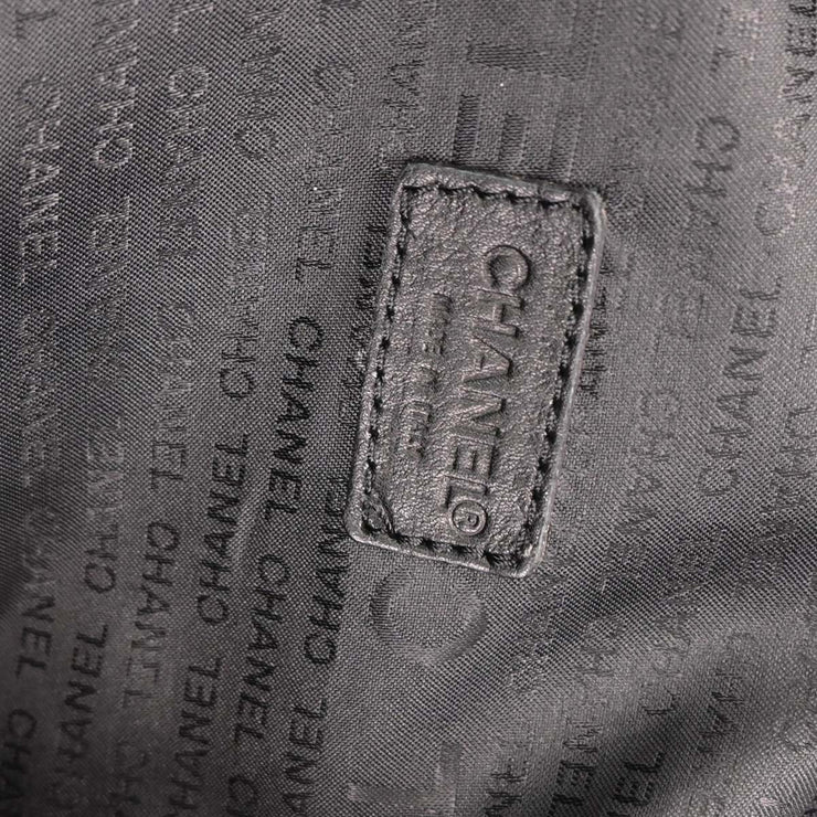 Chanel Black Nylon Sport Line Duffle Gym Handbag 125261