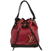 Louis Vuitton Red Monogram Neo Noe Hiver Bucket Drawstring Handbag AR3009 125262