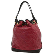 Louis Vuitton Red Monogram Neo Noe Hiver Bucket Drawstring Handbag AR3009 125262