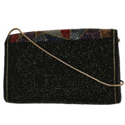 Christian Dior Black Beads Shoulder Bag 125265