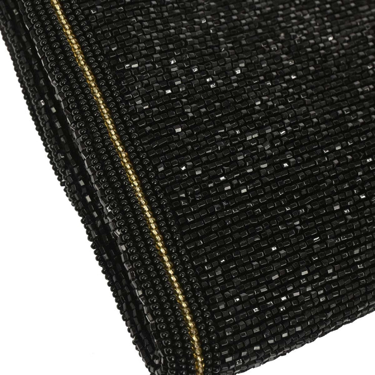 Christian Dior Black Beads Shoulder Bag 125265