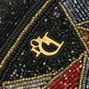 Christian Dior Black Beads Shoulder Bag 125265