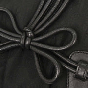 Christian Dior Black Diorissimo Bow Trotter Tote Bag 00-BO-1027 125267