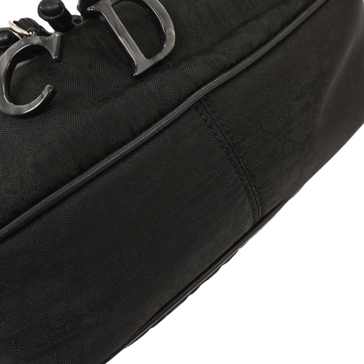 Christian Dior Black Diorissimo Bow Trotter Tote Bag 00-BO-1027 125267
