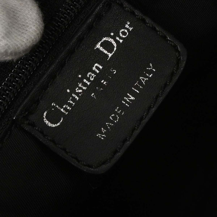 Christian Dior Black Diorissimo Bow Trotter Tote Bag 00-BO-1027 125267