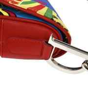 Christian Dior Red Dior Mania Saddle Handbag 01RU1013 125270