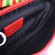 Christian Dior Red Dior Mania Saddle Handbag 01RU1013 125270