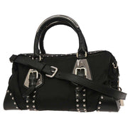 Prada Black Nylon 2way Handbag 180 125272