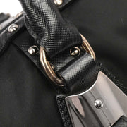 Prada Black Nylon 2way Handbag 180 125272