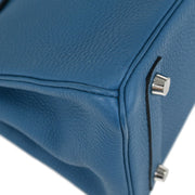 Hermes Cobalt Togo Birkin 25 Handbag XCT025IZ 125276