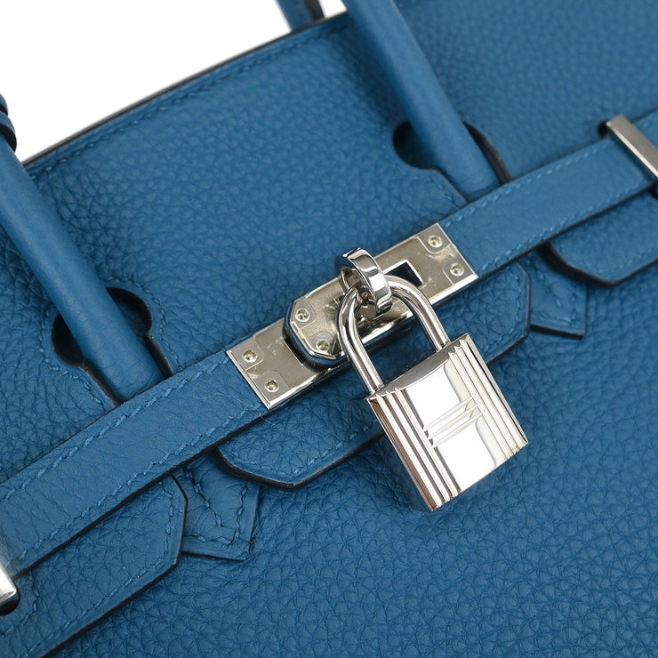 Hermes Cobalt Togo Birkin 25 Handbag XCT025IZ 125276